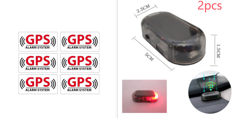 Car Anti-theft Simulation Warning Flashing Solar Light Car Anti-theft Simulation Warning Flashing Solar Light